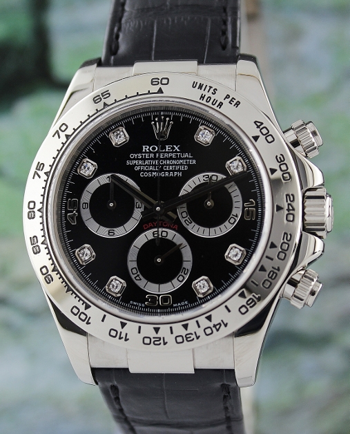 (image for) ROLEX 18K MEN WHITE GOLD DAYTONA COSMOGRAPH - CERT / 116519